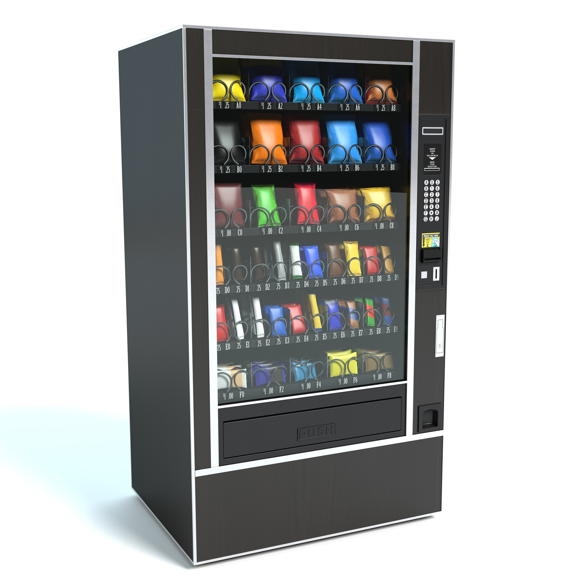 Distributore automatico di snack dolci e salati